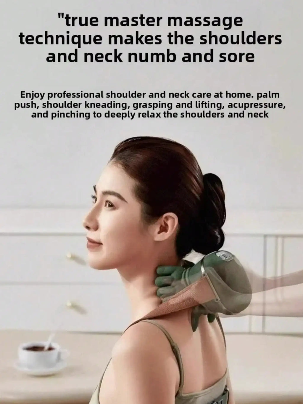 Cordless neck massager