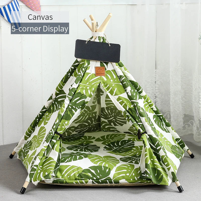 The Cozy Teepee — Pet Hideaway Tent