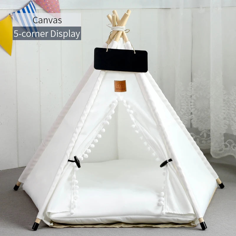 The Cozy Teepee — Pet Hideaway Tent