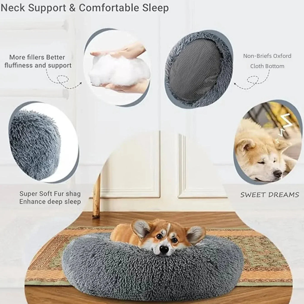 The Calming Donut Bed — Anti-Anxiety Pet Bed