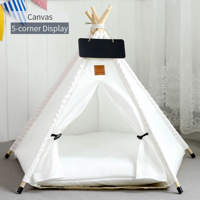 The Cozy Teepee — Pet Hideaway Tent